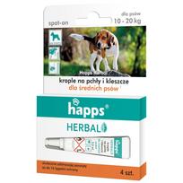 Happs Lašai nuo blusų ir erkių šunims 10-20 kg