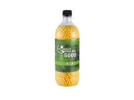 Combat Zone ASG Basic Yellow BB Airsoft granulės - kulkos 0,12 g 6 mm, 5000 vnt.