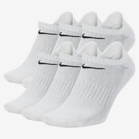 Nike Everyday CushionedTraining No-Show kojinės (6 poros) - Dydis 46-50 (SX7675-100 Kojinės)