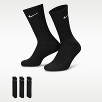 Nike Value Cotton Crew kojinės (3 poros) - Dydis M (SX4508-001 Kojinės)