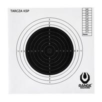 Range Solutions KSP 20x20 cm Šaudymo taikinys sportiniams šautuvams, 100 vnt., ISSF