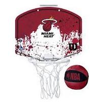 WILSON NBA MINI-HOOP MIAMI HEAT Vaikų krepšinio lankų rinkinys