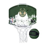 WILSON NBA MINI-HOOP MILWAUKEE BUCKS Vaikų krepšinio lankų rinkinys