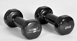 CHRISTOPEIT SPORT Beauty Bells Vinilo hanteliai 2x2kg