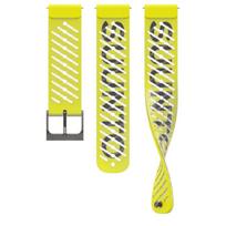 SUUNTO 22 ATH5 SILICONE STRAP LEMON YELLOW S+M Sportinis laikrodžio dirželis