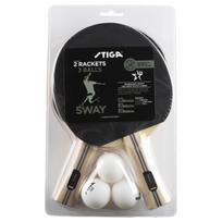 STIGA SWAY Stalo teniso rinkinys (2 raketės + 3 kamuoliai)