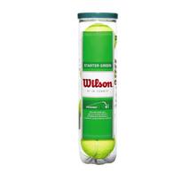 WILSON STARTER PLAY GREEN Teniso kamuoliukai, 4 vnt