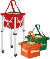 WILSON TENNIS TEACHING CART 150 Nešiojamas teniso kamuoliukų laikymo krepšys
