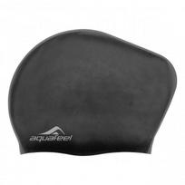 Aquafeel Long Hair Black Silikoninė plaukimo kepurė
