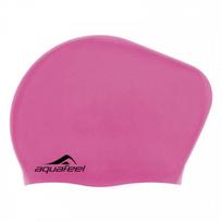 Aquafeel Long Hair Pink Silikoninė plaukimo kepurė