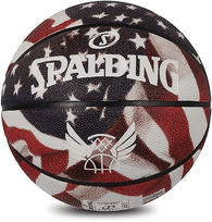 SPALDING TREND STARS STRIPES RUBBER Krepšinio kamuolys, 7 dydis