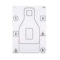 FBI-Q Training Šaudymo taikinys 49,5x69,5 cm, 50 vnt.