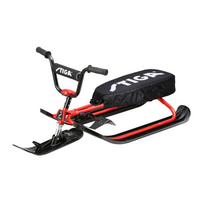 Stiga Snowracer SX PRO RED Vairuojamos rogės su paminkštintu sėdynės apmušalu