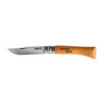 Opinel 10 Carbon Beech Blister Sulankstomas peilis