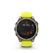 Garmin Fenix 8 Sapphire Solar Amp Yellow Graphite 51mm Sportinis išmanusis laikrodis