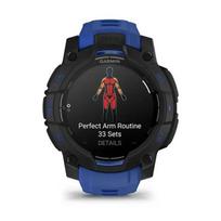 Garmin Instinct 3 Amoled Black Bolt Blue 45mm Sportinis išmanusis laikrodis