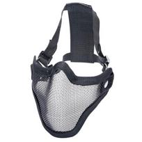 Action Sport Games ASG Stalker Lower Half Metal Black Airsoft apsauginė kaukė