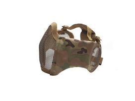 Action Sport Games ASG Metal Mesh MC Airsoft apsauginė kaukė su ausų apsauga
