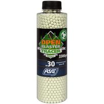 Action Sport Games ASG Bio Open Blaster Tracer Green 0,30 g 6 mm BB Airsoft kamuoliukai, 3300 vnt.