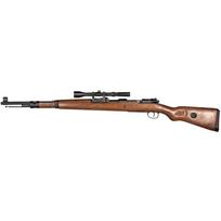 Double Bell Kar98k Real Wood Spring ASG AEG Airsoft šautuvas su optiniu taikikliu