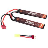 Evolution Li-Po baterija 7.4V 1100 mAH 20/40C Peak Split - Deans/T-connect
