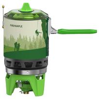 Lauko viryklė Fire Maple FMS-X3 su puodu - žalia