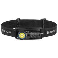 Olight Perun 3 Mini Premium Cool White Black 1250lm Galvos žibintas su dėklu ir belaidžiu įkrovikliu