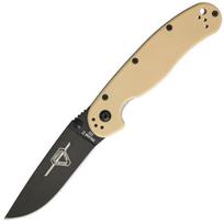 Ontario RAT-2 Folder D2 Desert Tan Sulankstomas peilis