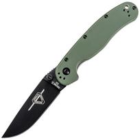 Ontario RAT 2 Folder D2 OD Green Sulankstomas peilis