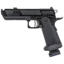 SRC Dark Viper Dual Power Black ASG GBB GBB Airsoft-püstoltas ar Green Gas aptveri 6 mm CO2/Green Gas