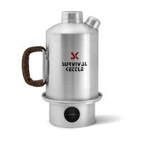 Kelioninis virdulys Survival Kettle 1.2 L - Sidabrinis