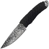 Takumitak Nighthawk Damascus/Black Peilis su fiksuotu ašmeniu