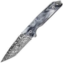 Takumitak Bloodstrike Damascus/Grey Peilis su fiksuotu ašmeniu