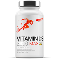 Dion VITAMIN D3 2000 MAX 60 kapsulės