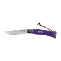 Opinel Colorama 07 Inox Grab Purple Sulankstomas peilis