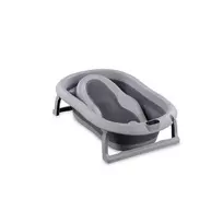 Vaiku Baze Sulankstoma vonia Bath & Care su termometru ir gultuku, Dark grey