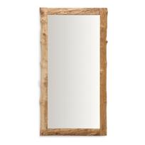 Sieninis veidrodis su medžio masyvo rėmu 105x200 cm Ibro – Kave Home