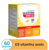 OLIDETRIM 2000 TV vitamino D minkštos kapsulės N60