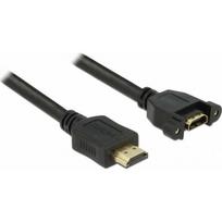Kabel Delock HDMI - HDMI 0.5m Black (85463) | 85463 | 4043619854639