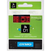 Dymo Etykieta D1 24mmx7m Black/Red (S0720970) | S0720970 | 5411313537179