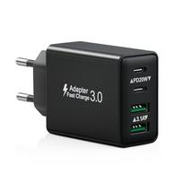 USB-C įkroviklis su USB-A suderinamas su iPhone, 40 W