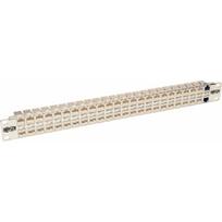 Terminal sieciowy Eaton Eaton Tripp Lite Series 48-Port Cat6a Patch Panel Rackmount Shielded Feedthrough RJ45 1U - Patch Panel - CAT 6a - STP - RJ-45 X 48 - 1U - 48.3 cm (19") - TAA-konform | N254-048-SH-6A | 037332189998