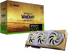 MSI GeForce RTX 5070 World of Warcraft Midnight Light Edition OC 12GB GDDR7 DLSS4 (G507012WMLEC) | 912-V532-252 | 4711377423823