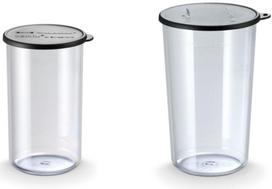 Blender Bamix Bamix 3002.001, 1 L, ml, Plastic, Black, Transparent, -20 - 100 °C, 2 pc(s) | BXJUGSET.2 | 7610497613459