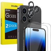 Apsauginis 9H Grūdintas Stiklas Ir Kameros Apsauga Apple Iphone 14 Pro Max Sparin 2 Vnt.