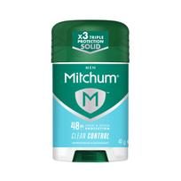 MITCHUM MEN CLEAN CONTROL 48H pieštukinis antiperspirantas dezodorantas, 41 g