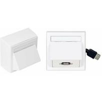 Vivolink sieninė dėžutė su USB2.0 USB A elektros lizdas White | WI231275 | 5712505331989