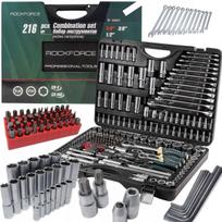 Rinkinys įrankių 216 vnt. 1/4", 3/8", 1/2" (šešiakampių) (4-32mm) PREMIUM | RF-38841(NEW) | 5905101326477