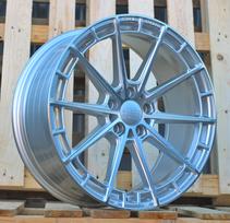 Ratlankis HAXER HX019F R19x8.5 5x112 ET 40 CB 66.5 (Polished Silver Half Matt) (765 kg)