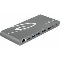 Stacja/replikator Delock Triple 4K Dock USB-C (87772) | 87772 | 4043619877720